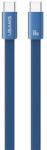 USAMS U96 cablu de date Type-C - Type-C, 120cm, BLUE (SJ783USB01)