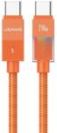 USAMS U93 cablu de date Type-C - Type-C, 120cm, NARANSSÁRGA (SJ775USB02)