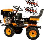 Micul Fermier Motocultor ( Minitractor ) Ride-On Detoolz, 17cp, 530cc, motor pe motorina 4T, 4X4, 4 viteze, pornire electrica, 2 cutii de viteze (DZ-MT1007-G02)