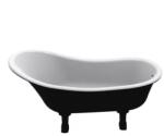 Coloana Cada freestanding compozit Coloana Mirabella 175x80.5 cm negru mat (2000017257174)