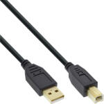 InLine 4043718125074 USB kábel USB 2.0 10 M USB A USB B 0, 48 Gbit/s Fekete (34550S)