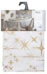 Fééric Lights and Christmas Stars Spark terítő, 140 x 240 cm, fehér-arany (152634C)