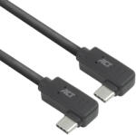 ACT AC7486 USB kábel USB 3.2 Gen 2 (3.1 Gen 2) 0, 5 M USB C Fekete (AC7486)
