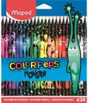 Maped Színes ceruza készlet háromszögletű Maped Color Peps Monster 24 db (862624)