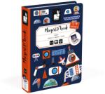 Janod Magnetic Game - Mágneses könyv, Világűr, 52 darabos