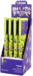 Vinson Golyóstoll görkoris mintás test olajbázisú tinta kupakos Vinson A21 (VINSON-A5)