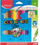 Maped Színes ceruza készlet háromszögletű Maped Color Peps Star 24 különböző szín (183224FC)