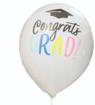  Gumi lufi ballagás sapka színes "Congrats Grad! " 5 db/csomag 644794 (644794)