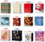  Karácsonyi dísztasak AB 32x26x9cm 6 féle mintával (100041)