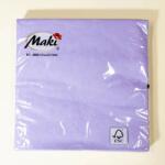 Maki Szalvéta 3 rétegű egyszínű 33x33cm 20db/csomag Maki - Levendula lila (SLCO004500)