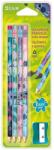 COOLPACK Grafitceruza készlet Lilo és Stitch mintákkal háromszögletű HB radírral 4 darab Coolpack (R74722PTR)