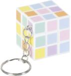 Brunnen Kulcstartó mágikus Rubik kocka pasztell színű forgatható 3x3 cm Brunnen (10-27-394-PASTEL)