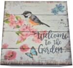  Papír díszdoboz szett virágos madaras mintával 12, 5x12, 5x7 cm SYPC105438 (5999119105438)