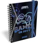 Lizzy Card Határidőnapló Heti Tervező B6 spirál Esport Game On Duty Lizzy Calendar 2026 (21577)