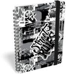 Lizzy Card Határidőnapló Heti Tervező B6 spirál Street Rules Lizzy Calendar 2026 (21584)