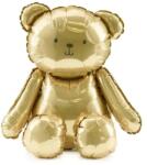  Fólia lufi ülő arany színű maci figura 43x53 cm 086517 (5904555086517)