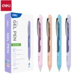 Deli Zselés toll 0, 5 mm kék írásszín többféle színű tolltest Deli 1 db (G110-BL)