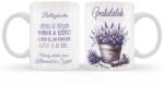  Bögre 3 dl Gratulálok Levendulas - Ballagási Ajándék - Ajándék Ötletek Ballagásra (B1105)