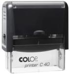 Colop Bélyegző COLOP Printer C 40 fekete cserepárnával
