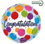  45 cm-es Congratulations lufis fólia lufi (1058026462P-P)