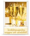 Ars Una alkalmi extra borítékos képeslap F pezsgős-születésnapi 3532 (30063532)