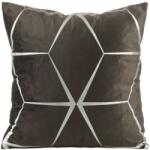 Eurofirany Dekoratív párnahuzat BLINK-28 45x45 Eurofirany sötét barna/ezüst (391231)