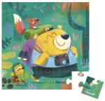 Janod Felicitare de ziua de naștere cu puzzle Drumeție (J02430) Puzzle