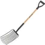 PALISAD 9 ágú vasvilla, kovácsolt, 235x355x1150 mm, lakkozott fa nyél// Palisad (638137)