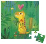 Janod Felicitare de ziua de naștere cu puzzle Dinozaur (J02398) Puzzle