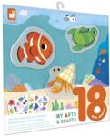 JANOD My arts&crafts Mini Autocolante reutilizabile Mare de la 18 luni (J09046)