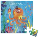 Janod Felicitare de ziua de naștere cu puzzle Caracatiță (J02395) Puzzle