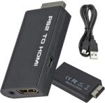 Verk Group Adaptor audio HDMI pentru PS2, convertor, culoare negru (06281)