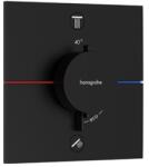 Hansgrohe ShowerSelect Comfort E falsík alatti termosztátos zuhanycsaptelep, 2 funkciós, matt fekete (HG-15572670)