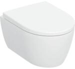 Geberit Icon fali wc 49 cm, mélyöblítésű, rövidített kivitel, zárt forma, turboflush, fényes fehér (GE-503.047.00.1)