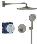 GROHE Essence falsík alatti zuhanyrendszer Mono 310 fejzuhannyal Brushed Hard Graphite (GR-25287AL0)