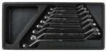 GEKO Hajlított, kétoldalas csillagkulcs készlet 6-22 mm, fiókbetétes kivitel (8 db) (G10832L)