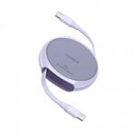 Baseus USB-C - USB-C kábel Baseus Pathfinder visszahúzható, 100W, 5A, 1m, lila P10368400511-00