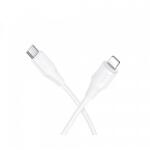 hoco. USB-C - Lightning kábel Hoco X124, 27W, 2.4A, 1m, fehér
