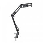 YESIDO C296 telefon-/tabletállvány, 4" - 12, 9" -os, fekete