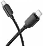 hoco. USB-C - USB-C kábel Hoco X113, 60W, 3A, 1m, fekete