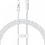 Baseus USB-C - Lightning kábel Baseus Gem, 20W, 2.4A, 2m, fehér P10373001211-01