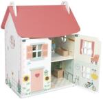 Janod Fa babaház családdal és bútorokkal (J06467)