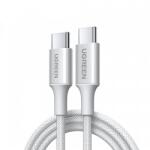 UGREEN USB-C - USB-C kábel UGREEN L501, 60W, 3A, 1m, szürke
