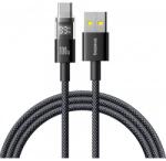 Baseus USB-A - USB-C kábel Baseus Display 2, 100W, 5A, 2m, fekete P10382701111-00