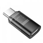 hoco. Lightning - USB-C adapter Hoco UA36E, fekete