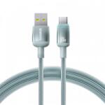 Baseus USB-A - USB-C kábel Baseus Discolor, 100W, 5A, 2m, kékeszöld E0418500
