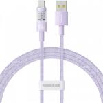 Baseus USB-A - USB-C kábel Baseus Gem, 100W, 5A, 2m, lila P10373002511-01