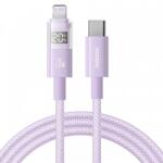 Baseus USB-C - Lightning kábel Baseus Display 2, 20W, 2.4A, 2m, lila P10382703511-01