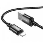 hoco. USB-A - Lightning kábel Hoco X89, 18W, 2.4A, 1m, fekete