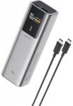CUKTECH külső akkumulátor, 10000mAh, 150W, QC + PD, szürke